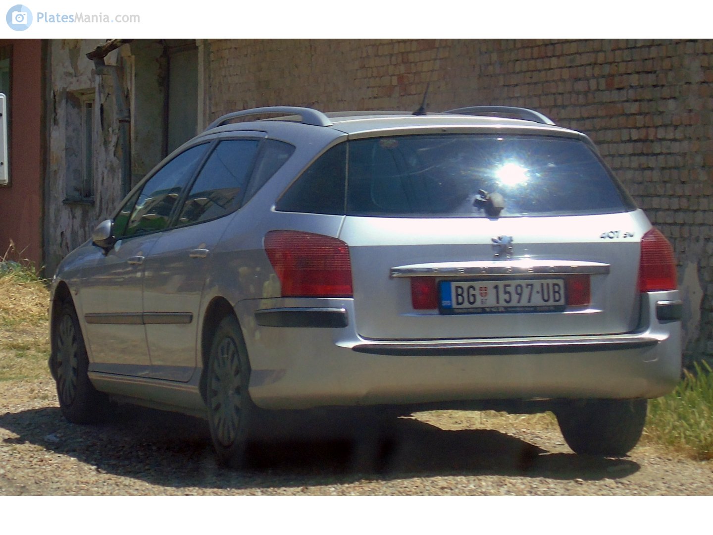 BG 1597-UB, Peugeot 407 1st gen SW Wagon (D22), 2004–2010