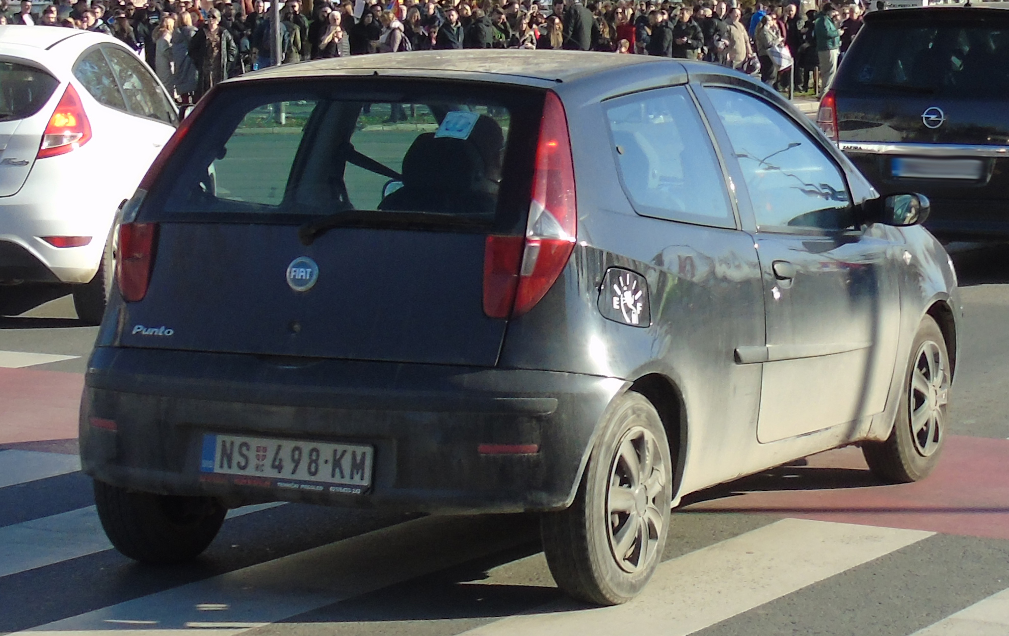 NS 498-KM, FIAT Punto 2nd gen (Classic) 3-door Hatch (188), facelift, 2003–2010