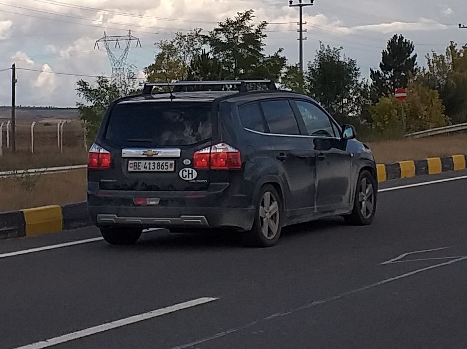 BE 413865, Chevrolet Orlando 1st gen (J309), 2011–2018
