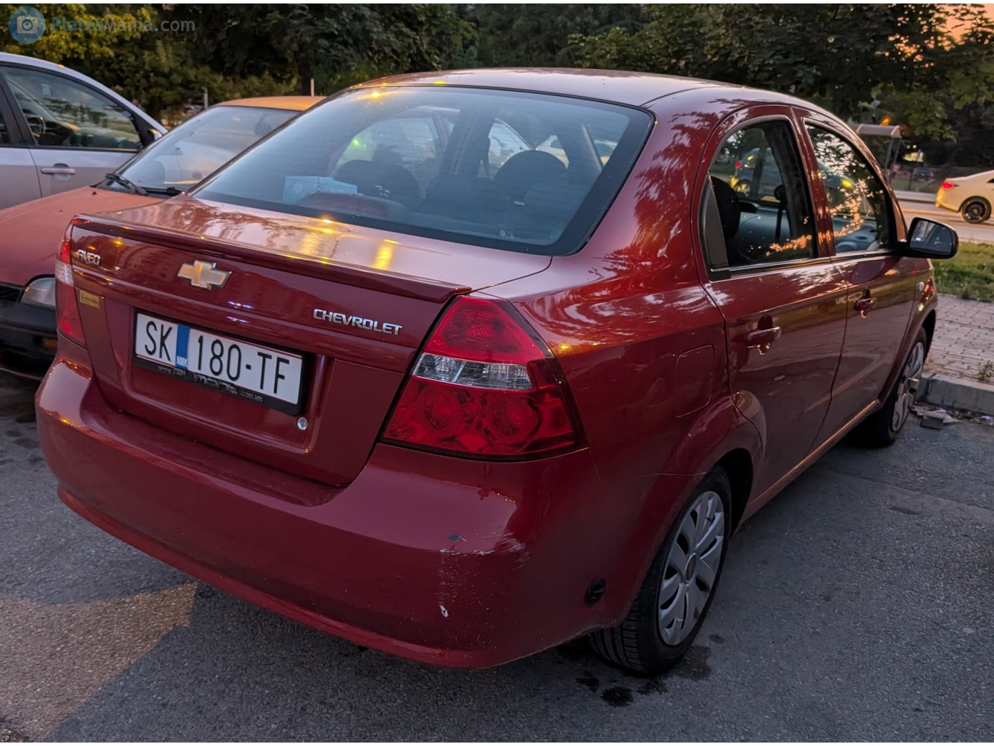 SK 180-TF, Chevrolet Aveo 1st gen Sedan (T250), facelift, 2006–2016