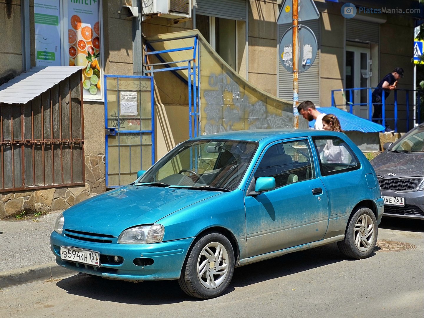 в 594 кн 161, Toyota Starlet 5th gen 3-door Hatch (P90), 1996–1999