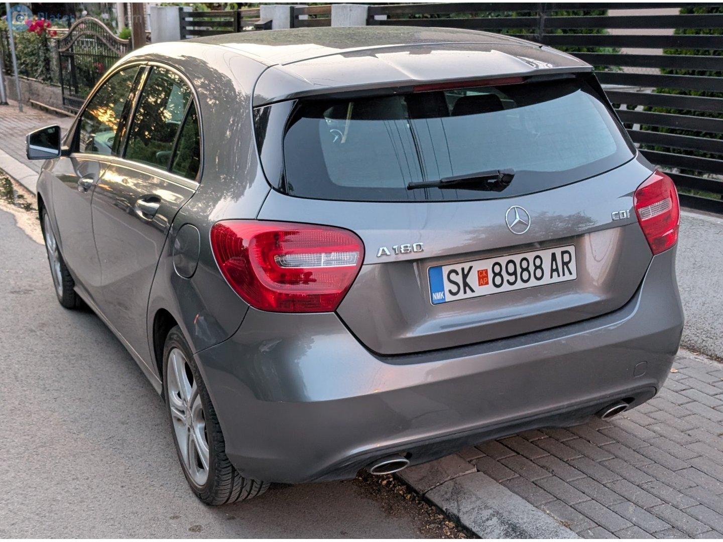 SK 8988 AR, Mercedes-Benz A-Klasse 3rd gen (W176), 2012–2018
