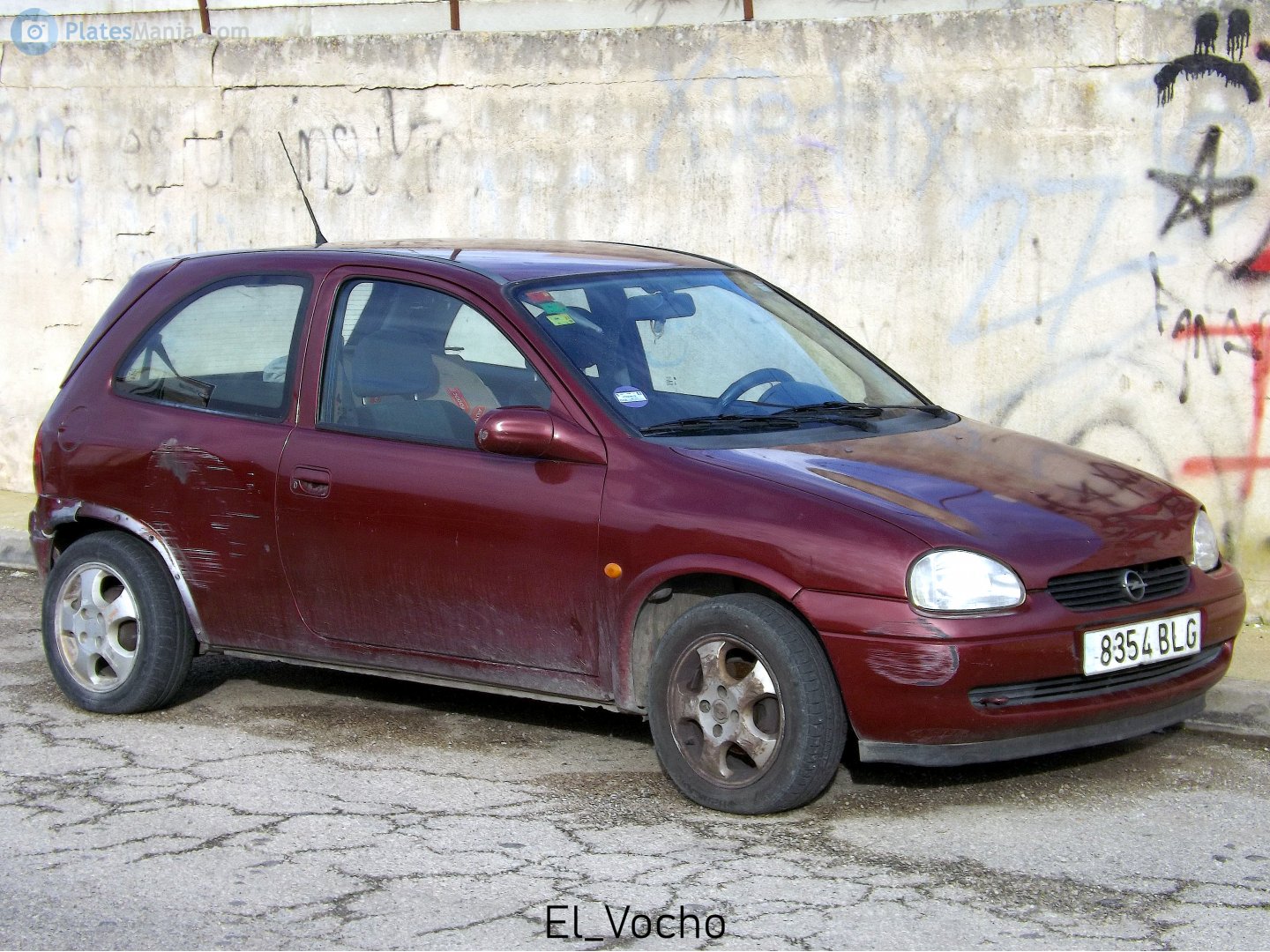 8354 BLG, Opel Corsa 2nd gen (Lite) 3-door Hatch (B; S93), 1993–2000 (–2007 for ZA-market)