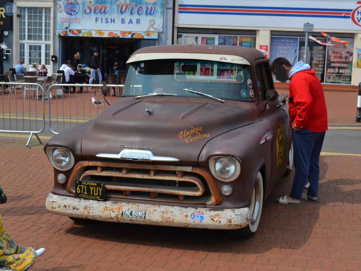 671YUY, Chevrolet Task Force Light-Duty 3000 Stepside Pickup (A-body), 1955–1957