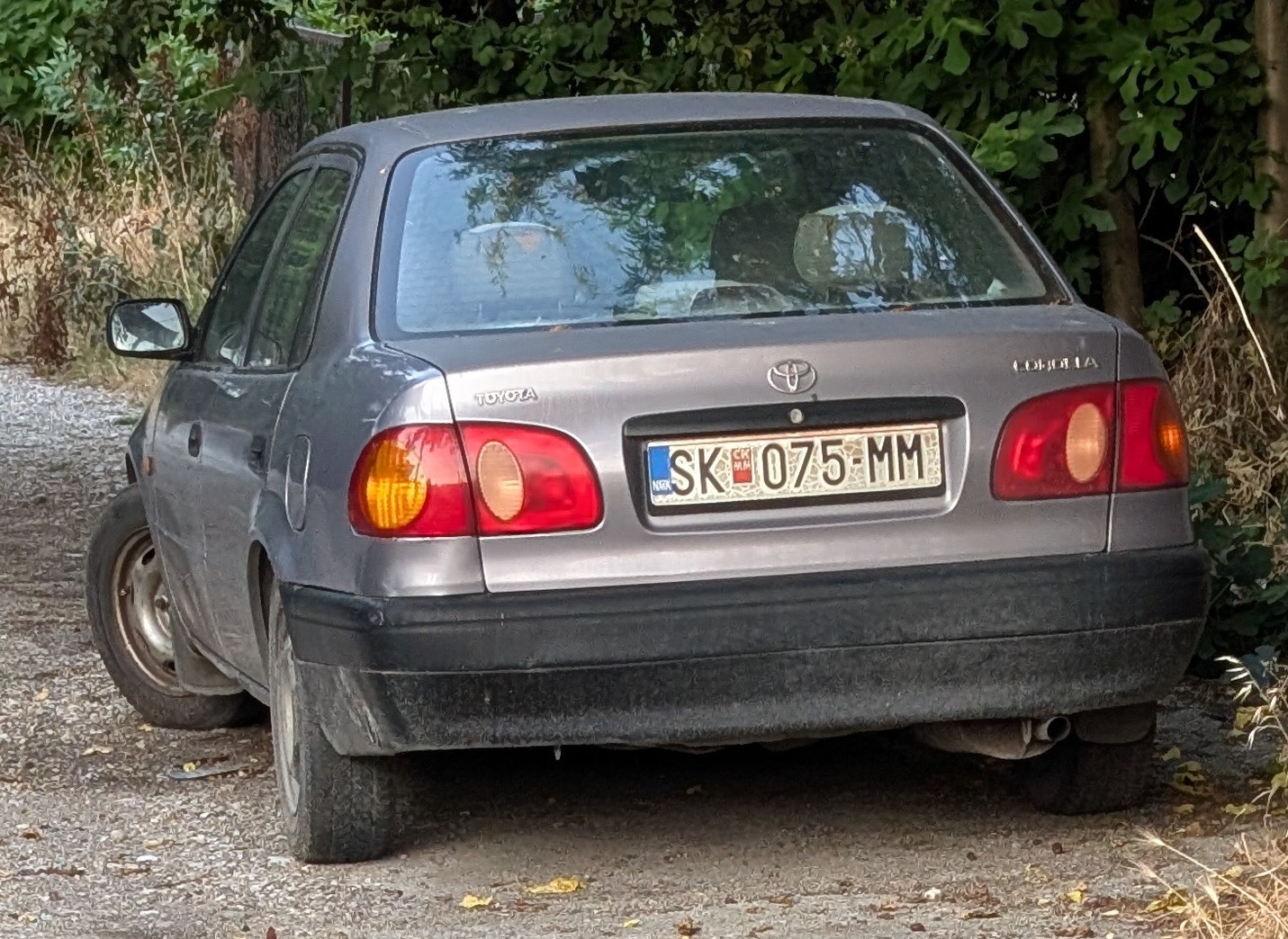 SK 075-MM, Toyota Corolla 8th gen Sedan (E110; Global-market), 1995–2002