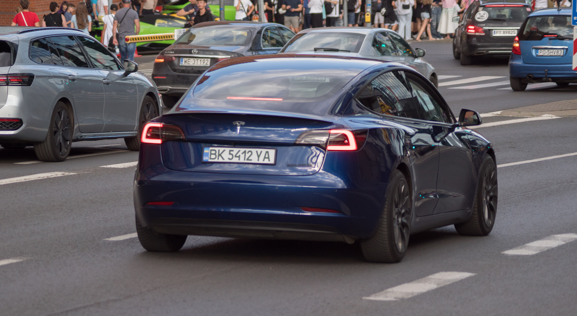 BK 5412 YA, Tesla Model 3 