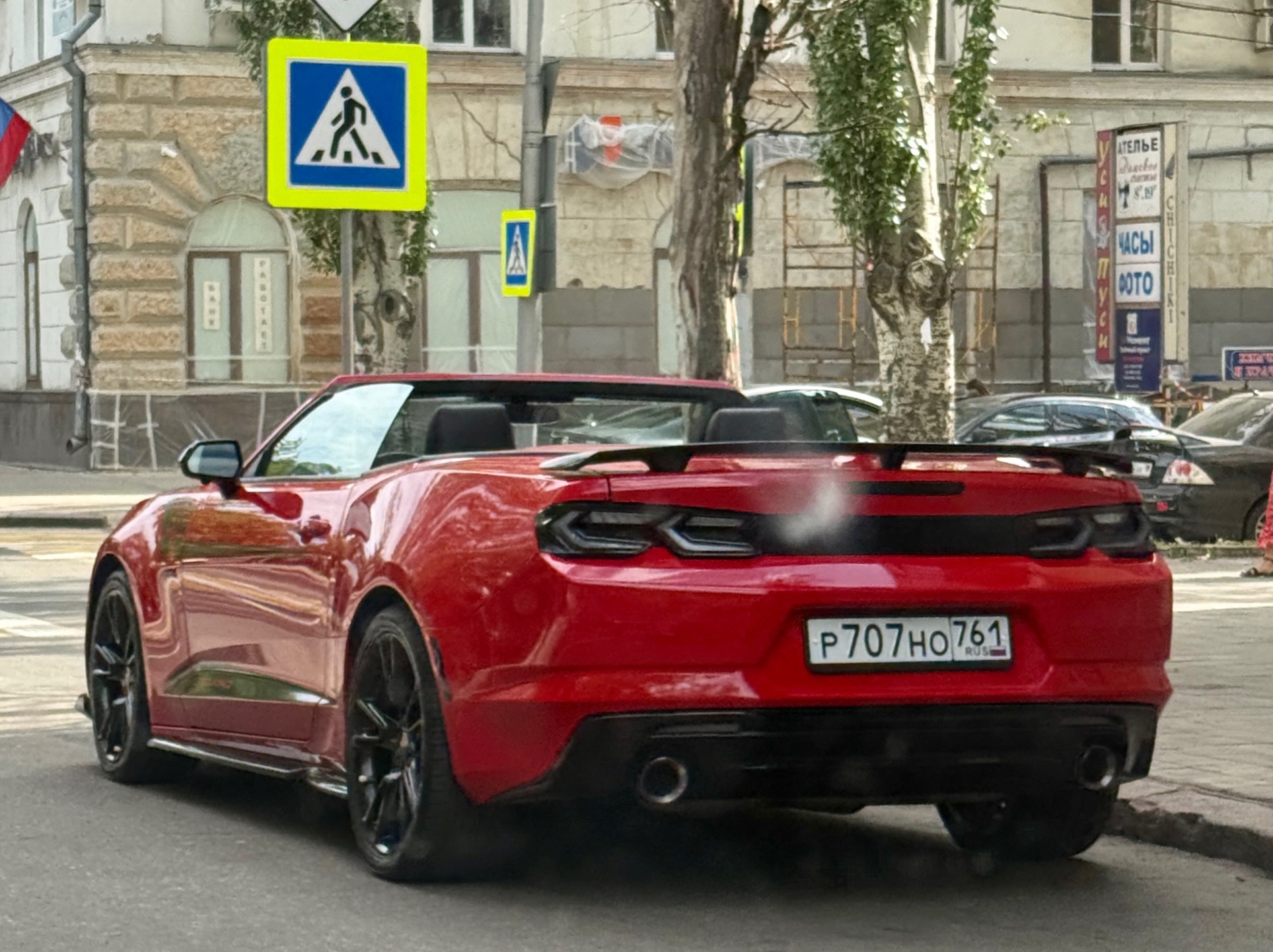р 707 но 761, Chevrolet Camaro 6th gen Convertible (Alpha I), facelift, 2018–2024