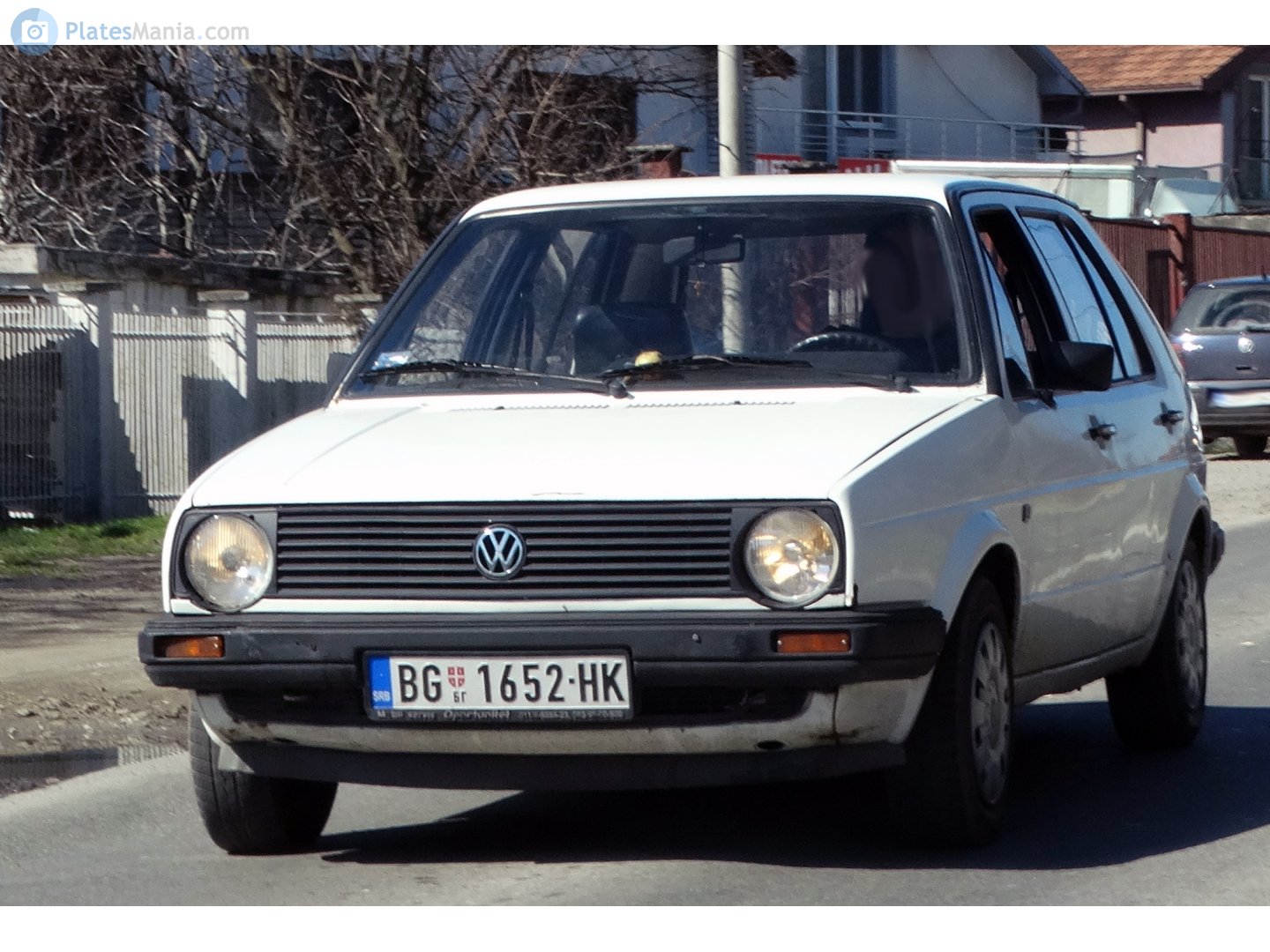 BG 1652-HK, Volkswagen Golf 2nd gen 5-door Hatch (19/1G), 1983–1992