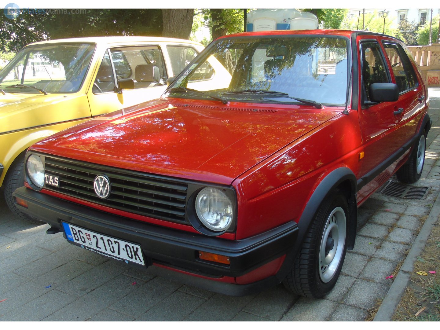 BG 2107-OK, Volkswagen Golf 2nd gen 5-door Hatch (19/1G), 1983–1992
