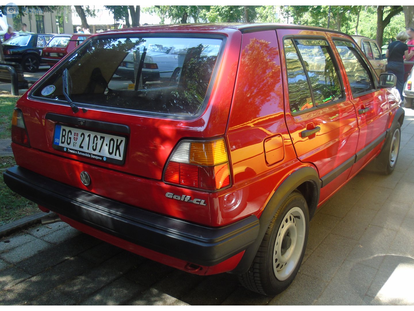 BG 2107-OK, Volkswagen Golf 2nd gen 5-door Hatch (19/1G), 1983–1992