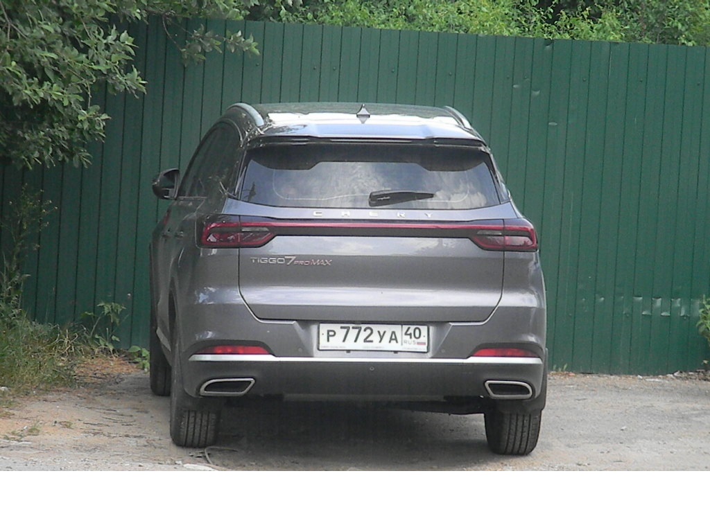 р 772 уа 40, Chery (Chirey) Tiggo 7 
