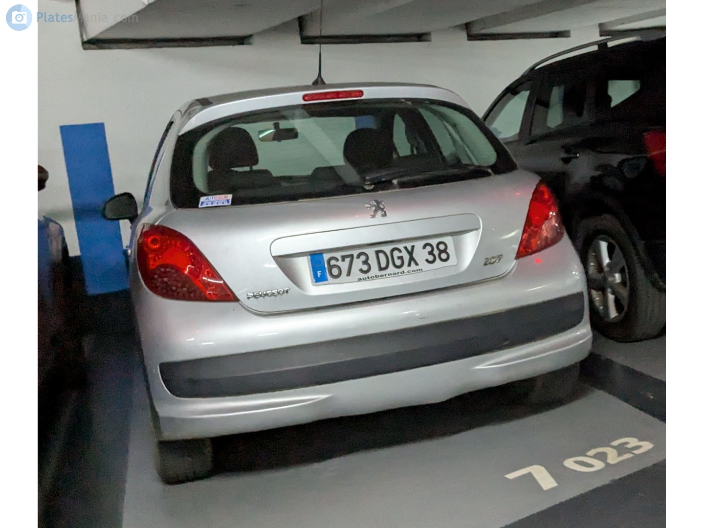 673 DGX 38, Peugeot 207 (207+) 5-door Hatch (A71), 2006–2014