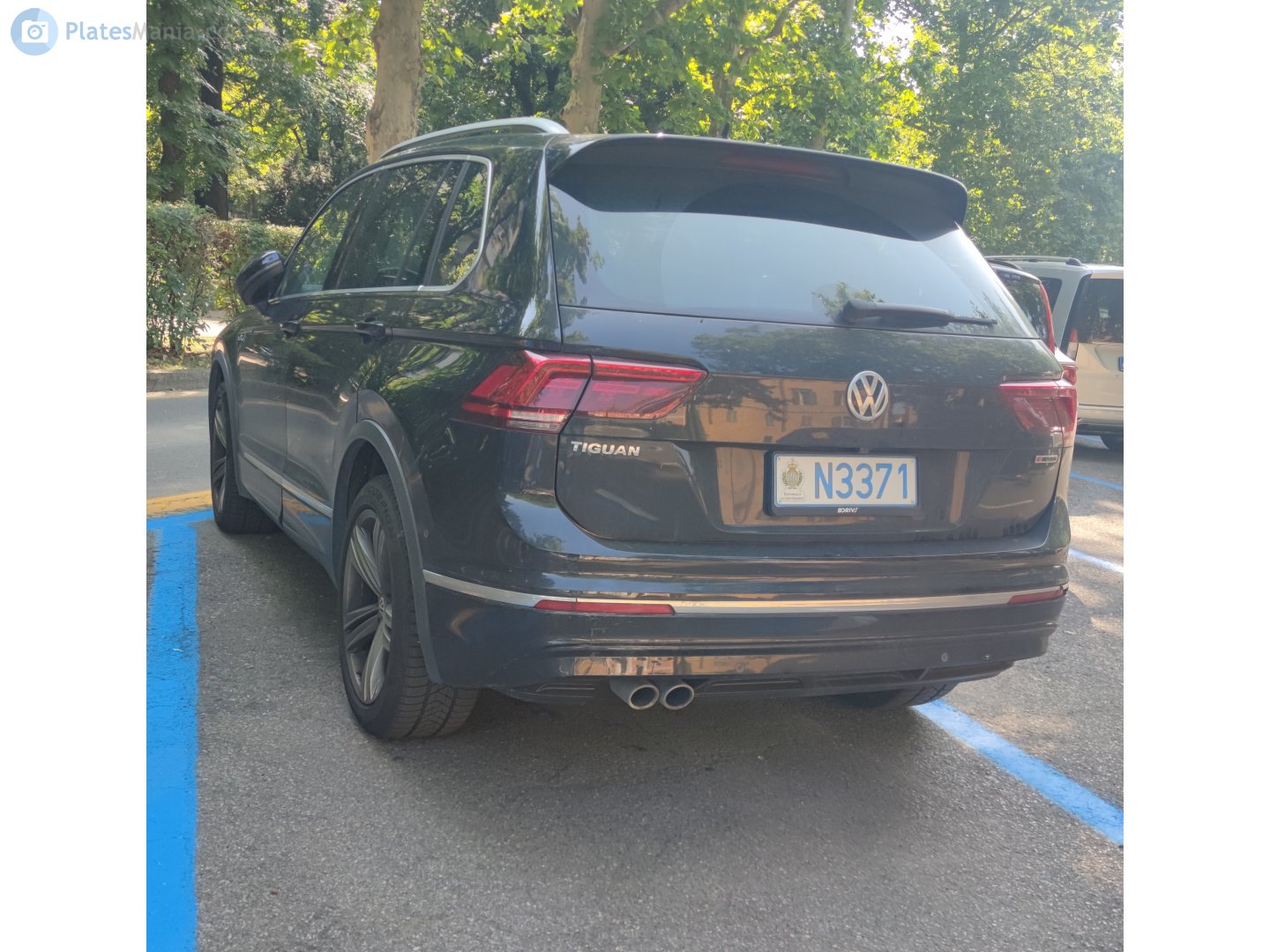 N3371, Volkswagen Tiguan 2nd gen (AD/AX/Allspace/L), 2016–2021