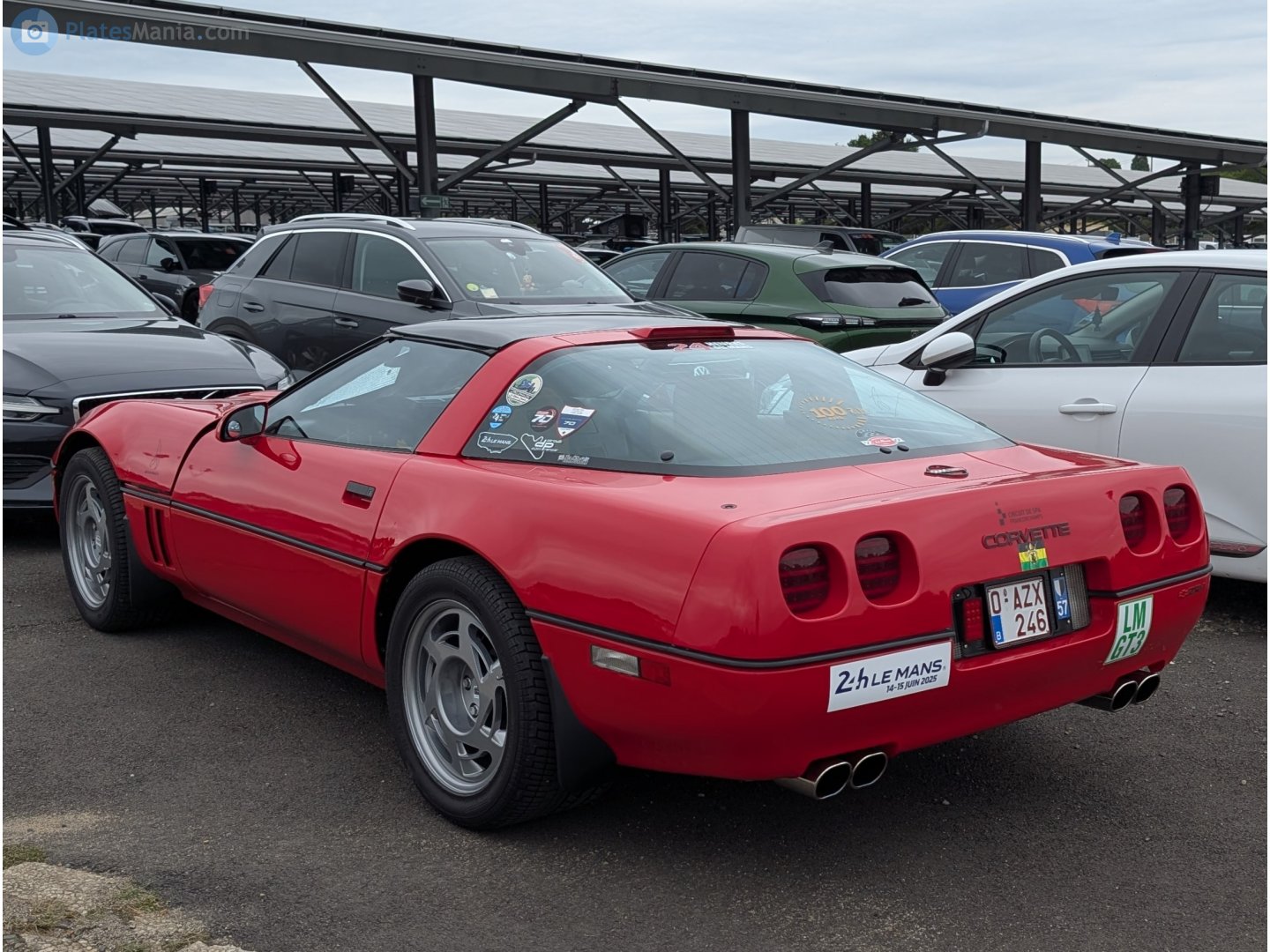 O-AZX-246, Chevrolet Corvette 4th gen (Sport Coupé) Targa (C4; 07), 1983–1990
