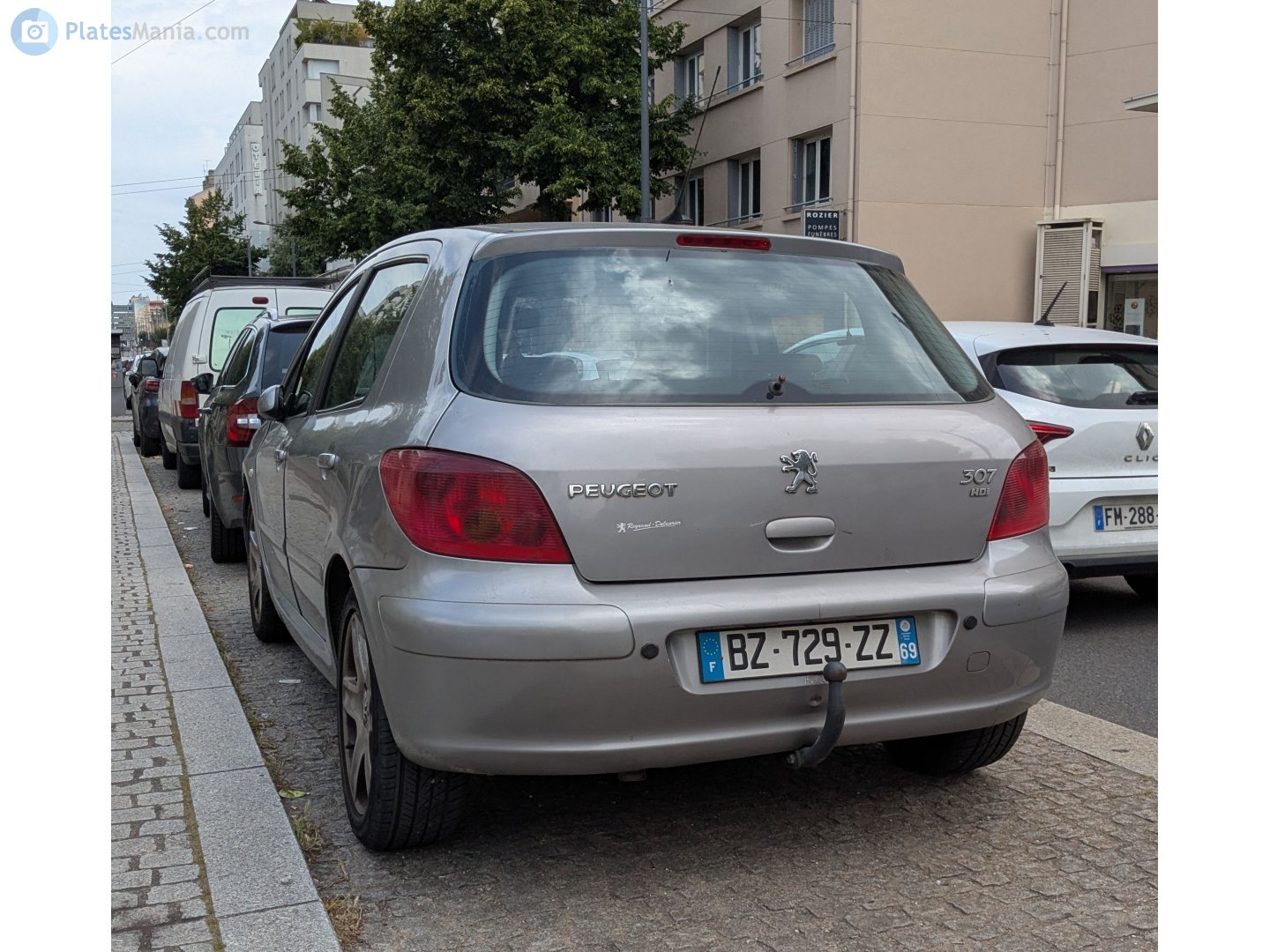 BZ-729-ZZ, Peugeot 307 1st gen 5-door Hatch (T5/T6), 2001–2008 (–2011 for LATAM- and –2014 for CN-market)