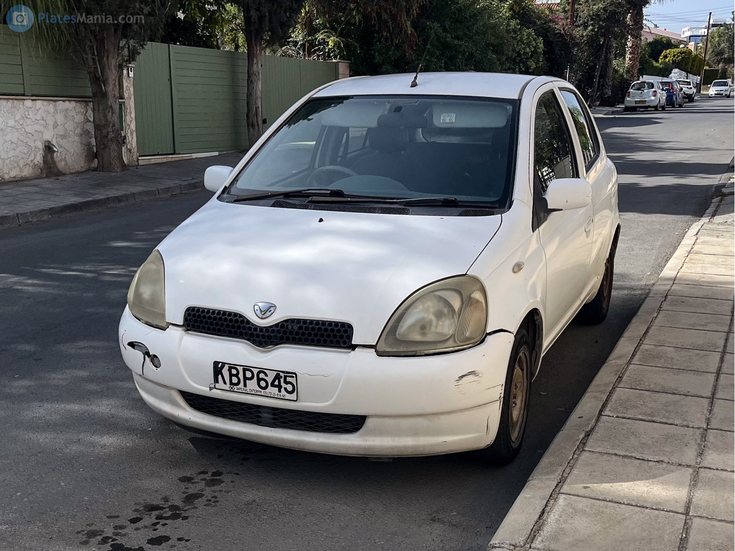 KBP 645, Toyota Vitz 1st gen 5-door Hatch (XP10), 1999–2005