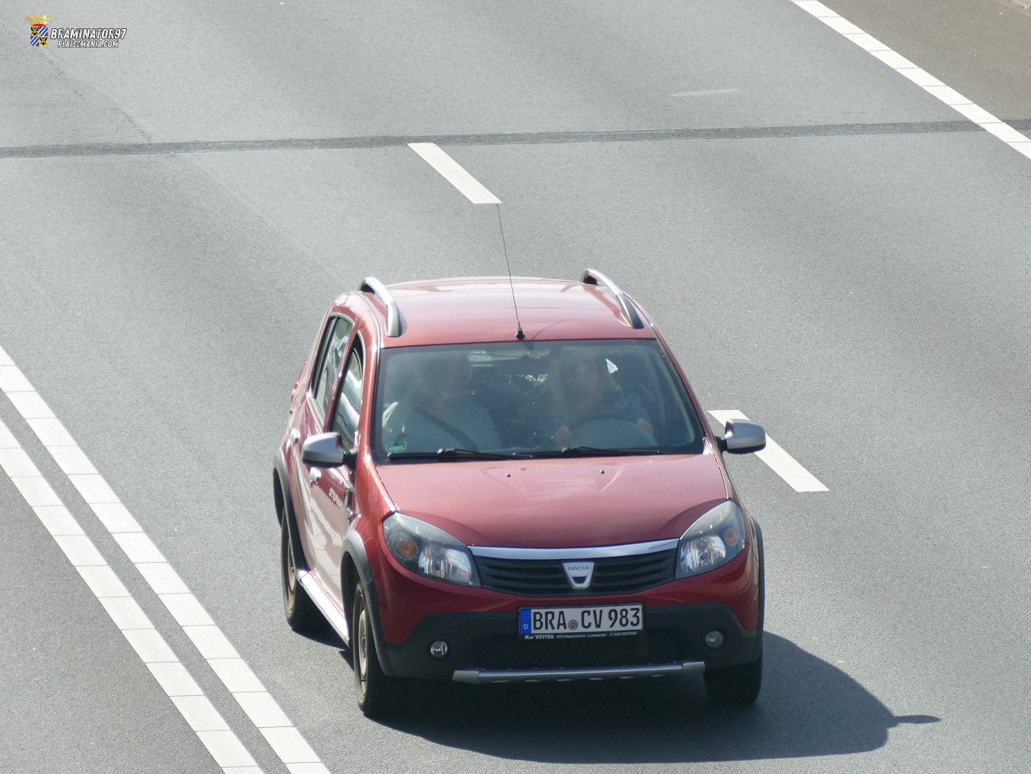 BRA CV 983, Dacia Sandero 1st gen Stepway (B90), 2009–2012