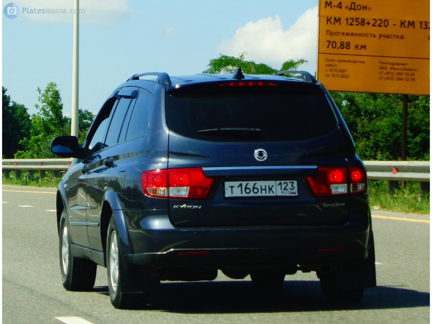 т 166 нк 123, SsangYong (KGM) Kyron 1st gen (D100), facelift, 2007–2014
