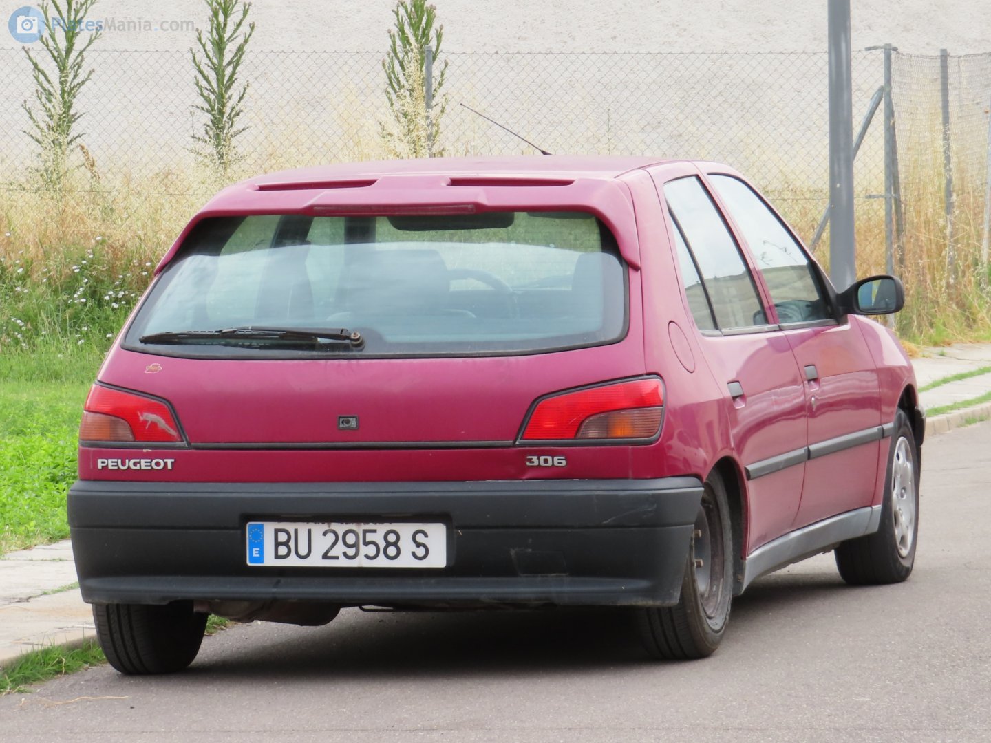 BU 2958 S, Peugeot 306 1st gen 5-door Hatch (N3/N5), 1993–2001