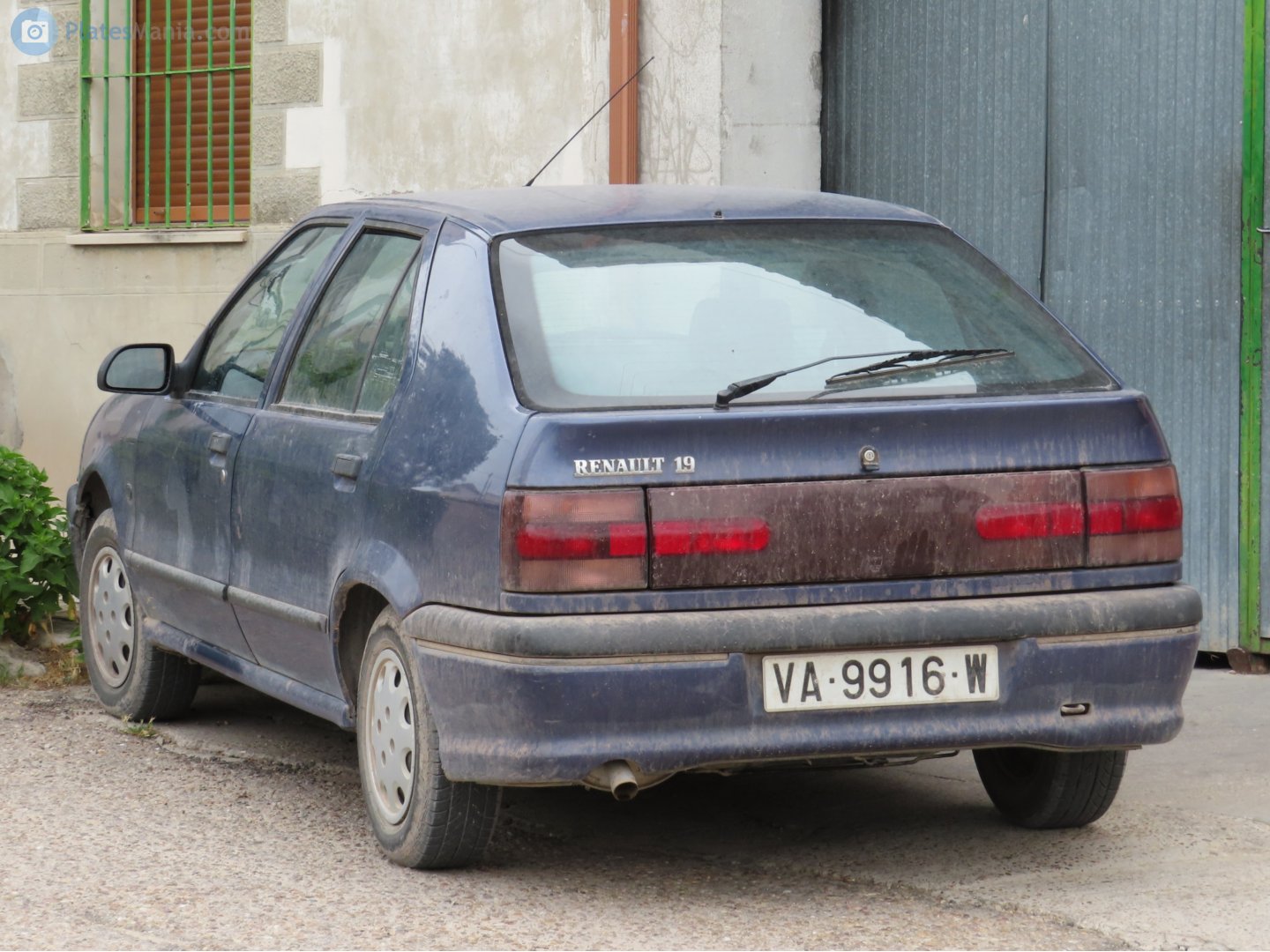 VA 9916 W, Renault 19 1st gen 5-door Hatch (B53), facelift, 1992–1996 (–1999 for LATAM- and –2000 for TR-market)