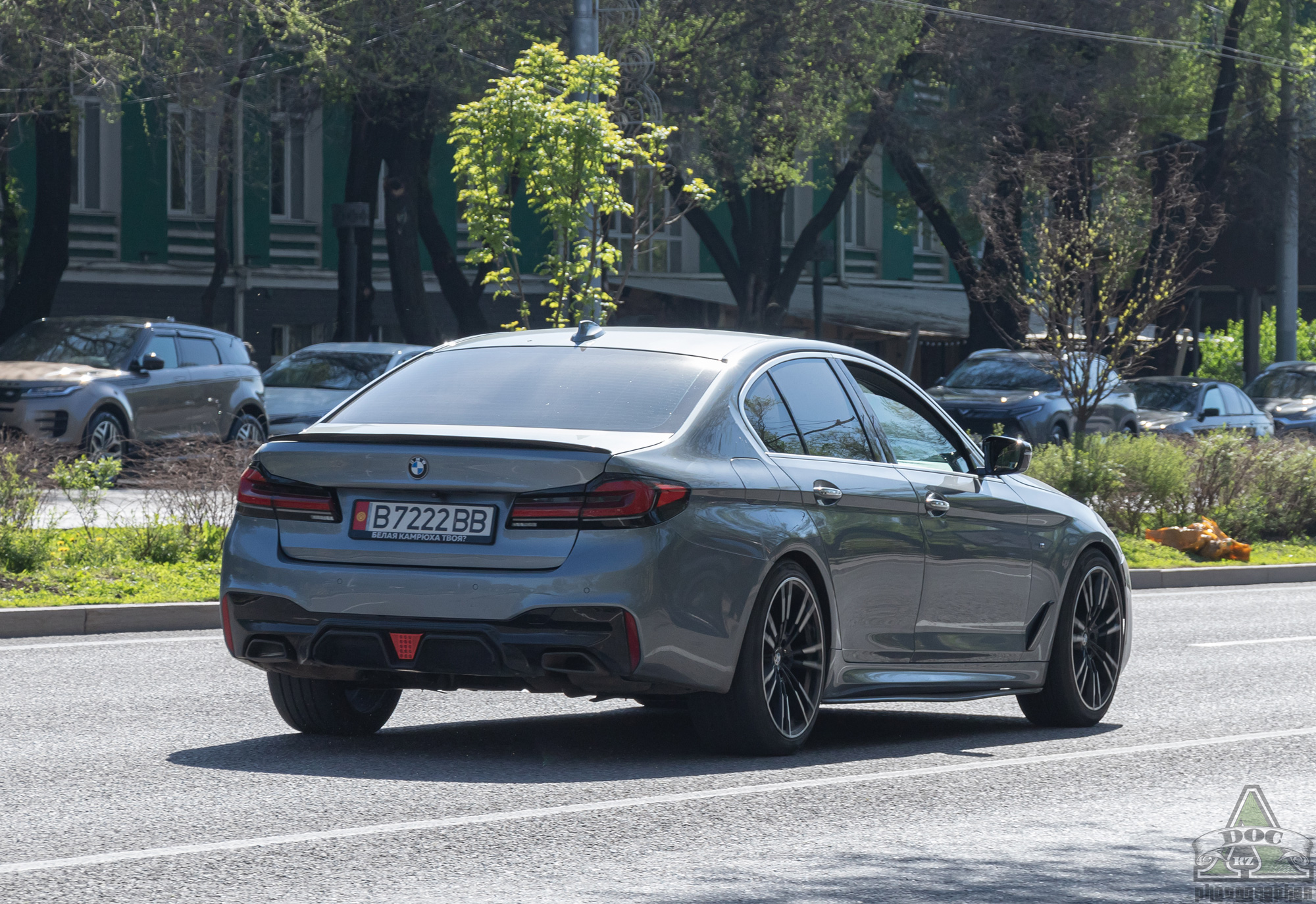 B 7222 BB, BMW 5 Series 7th gen Sedan (G30/G38), 2017–2020