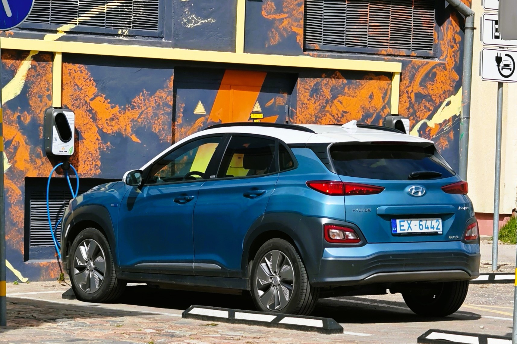 EX-6442, Hyundai Kona 1st gen Electric (OS), facelift, 2020–2023