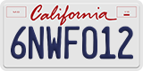 California, Passenger Car (1ABC234)