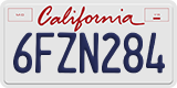 California, Passenger Car (1ABC234)