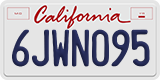 California, Passenger Car (1ABC234)