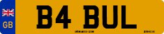 License plate of the United Kingdom, 1983 year system