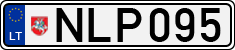 License plate of Lithuania, Cars