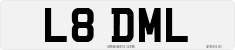 License plate of the United Kingdom, 1983 year system