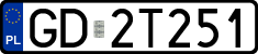 License plates of Poland, Regular car plates