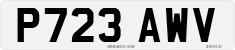 License plate of the United Kingdom, 1983 year system
