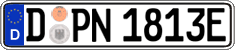 German license plate, Electric vehicles