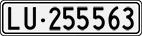 License plate of Switzerland, Cars