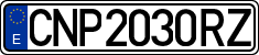 License plates of Spain, Official and military plates