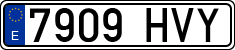 License plates of Spain, Ordinary (2000)