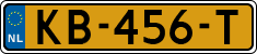 License plate of the Netherlands, Cars