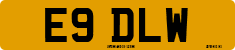 License plate of the United Kingdom, 1983 year system