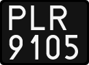 License plates of Poland, 1976 year system