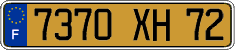 French license plate, FNI