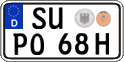 German license plate, Plates for oldtimers (type 