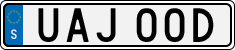 License plate of Sweden, Regular plates