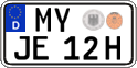 German license plate, Plates for oldtimers (type 