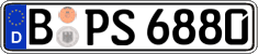 German license plate, Regular plates