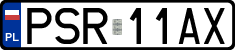 License plates of Poland, Regular car plates
