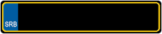 License plate of Serbia, Diplomatic