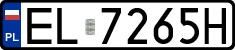 License plates of Poland, Regular car plates
