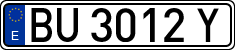 License plates of Spain, 1971 year series